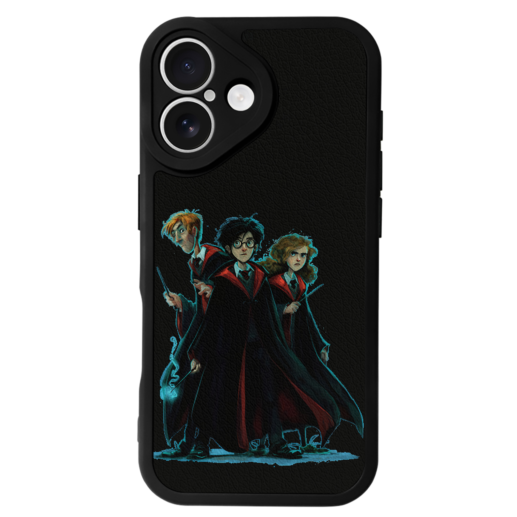 （画像用） Harry Potter ハリー・ポッターシリーズ 【iPhone 16シリーズ対応】シリコンスマホケース（レザー調） 材質：シリコン
